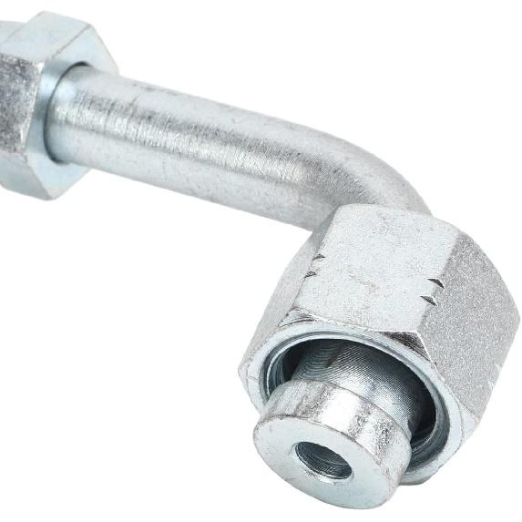 Turbo-Ölzufuhrleitung Schlauch, Turbo-Ölzufuhrleitung Schlauch 3927911 Metalllegierung Turbinen-Zuleitung mit Anschlussstück Ersatz für 5,9L 24V 1998 2002