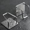 1/2/4pcs Stainless Steel Sink Sponges Holder Self Adhesive Drain Drying Rack Home Kitchen Wall Hooks Accessories Storage Organizer