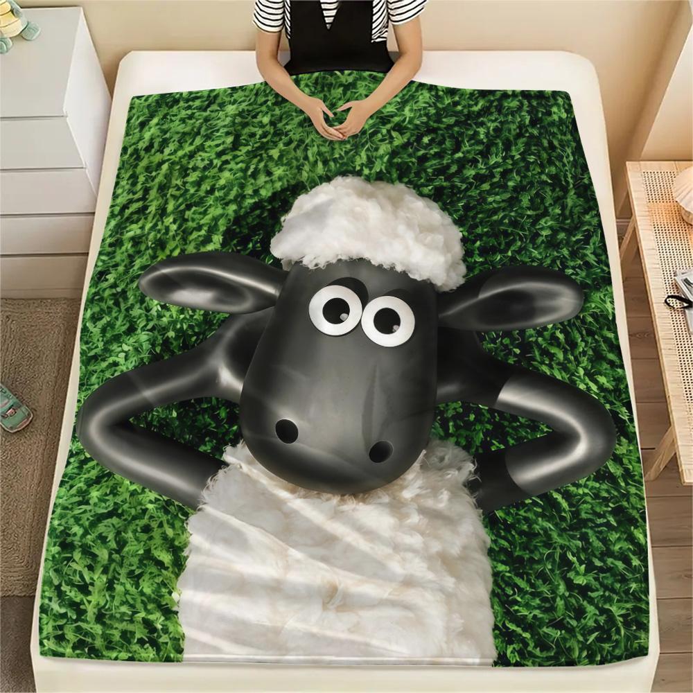 Shaun the Sheep2 Flannel Blanket, High Quality Comfortable for All Seasons, Home Decor, Warmth and Comfort