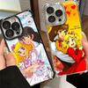 Candy 90s Cartoon Plating Phone Case For Xiaomi Poco X5 X6 X7 X8 Pro Max F8 Ultra F7 M8 M7 M5S Redmi 15C 15 14C 13C 13 X3 12C F6