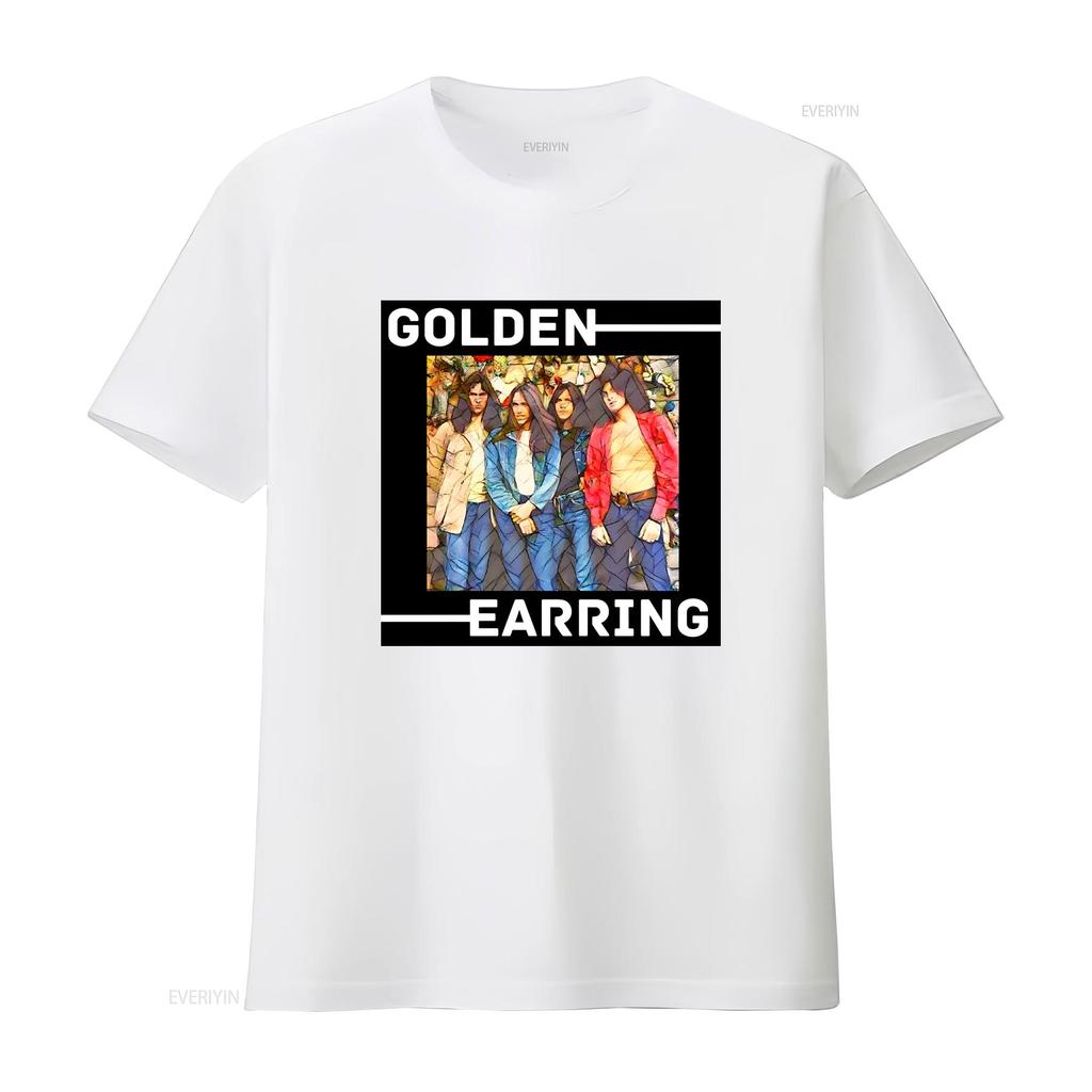 BEST TO BUY Dark Retro Golden Earring Classic Dutch T Shirt S 5XL Vintage Washed Stretched Soft Homme Slightly Unisex