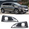 Classy-Car Front Bumper Lower Grille Fog Lamp Cover Car No Sensor Fog Light Cover For 4008 5008 GT Right