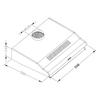 Under-Cabinet Kitchen Hood - 60 Cm Absorber Berdsen Be-10-A Inox