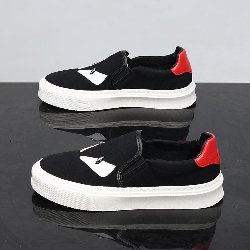 Little monster thick baseplate shoes canvas shoes new spring and summer niche casual shoes 40