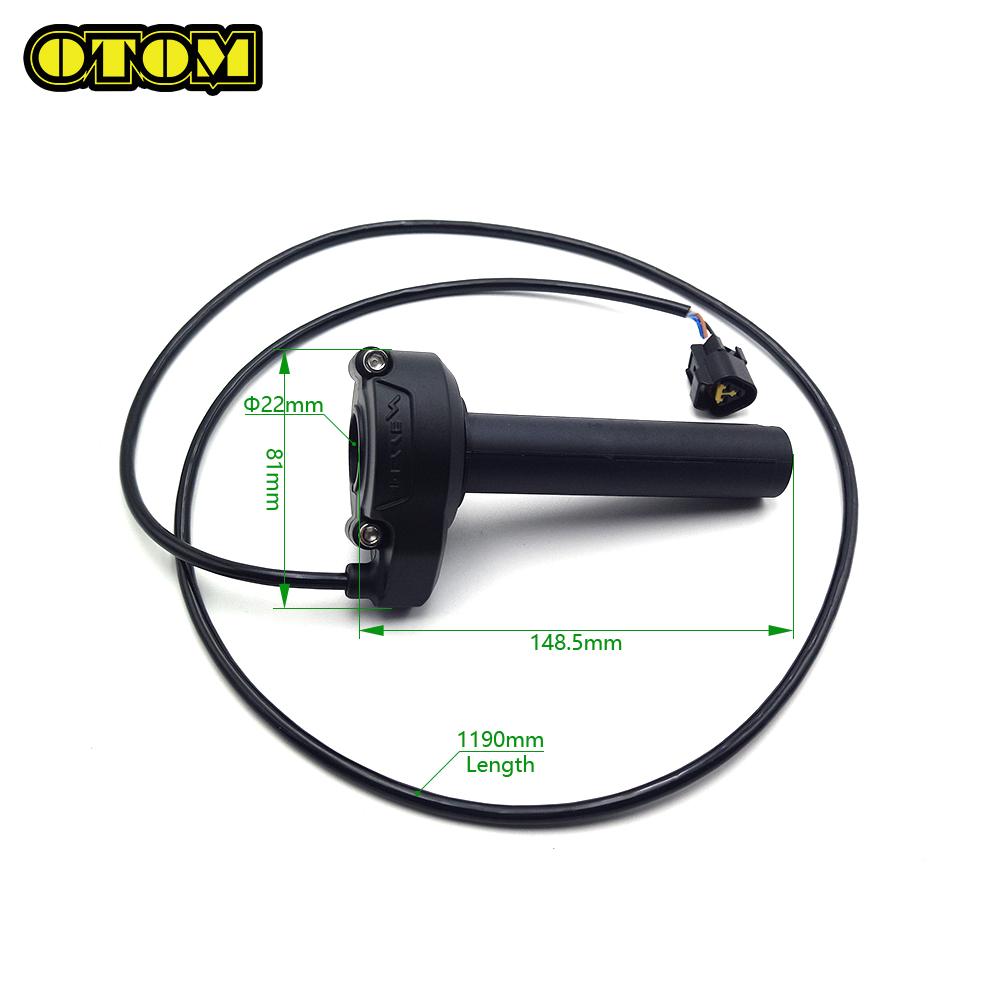 For SURRON Light Bee Motorcycle Electronic Throttle Aluminum Turn Grip 22mm 7/8 Handlebar Pull Cable Sur-ron Off-road Motocross