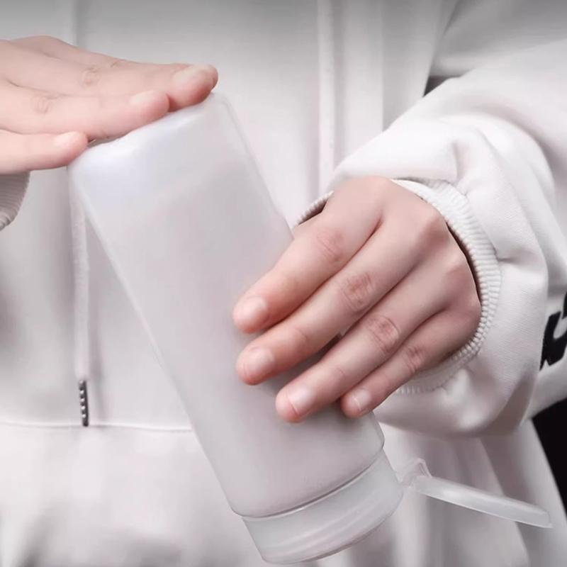 350/460/700Ml Flip Cover Talcum Powder Bottle Refillable Cosmetic Powder Dispenser Plastic Powder Container Empty Pots Bottles