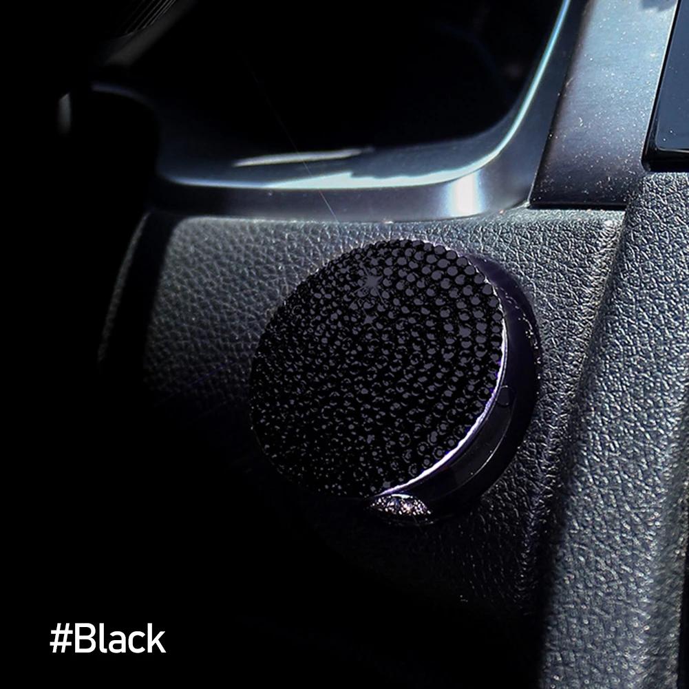 

Автомобильное зажигание Onekey Start Stop, кнопка переключения, защитная крышка, авто украшение, интерьер, аксессуары для двигателя со стразами чёрный