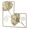 Gold Leaf Metal Wall Decor Iron Wall Decoration Nordic Wall Hanging Decor for Living Room Bedroom