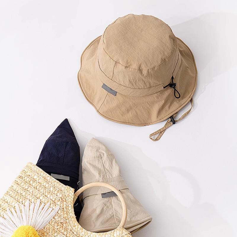 2025 Women's Foldable Sun Hat: Spring/Summer Travel, Large Brim, Small Head Circumference, UV Protection