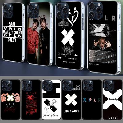 Sam and Colby XPLR Clear Phone Case For Iphone 17 Air 16 Pro Max 15 Pro 14 Plus 17E 16E 11 13 12 Mini Cover Cases Fundas Cell TP