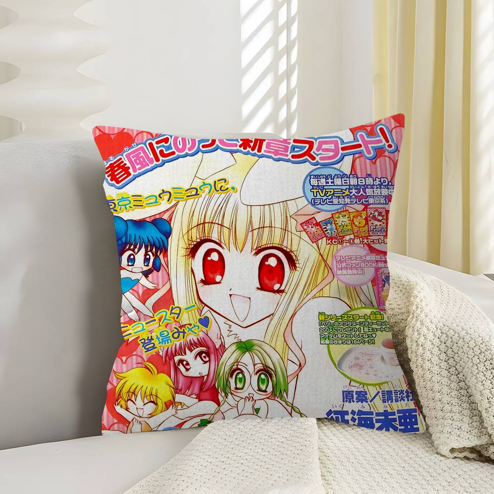 T-Tokyo Mew Mew Anime Pillowcases Home Bedding Decorative Pillow Cover Wedding Super Soft Pillow Case