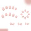 24pcs Press on Nail Flower False Nail With Short Shape And Glossy Finish Acrylic Nail Decoration for Wedding Parties