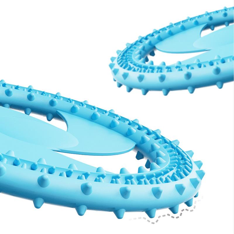 Bite Resistant Flying Disc Dog Toys For Dog Multifunction Pet Puppy Training Toys Outdoor Interactive Game Pet Dogs Products