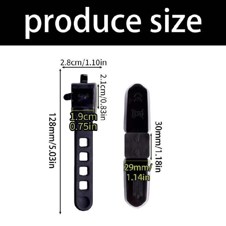 Universal Silicones Bike Light Bases Quickly Install Belt Night Visibilities Enhancers Cycling Accessory