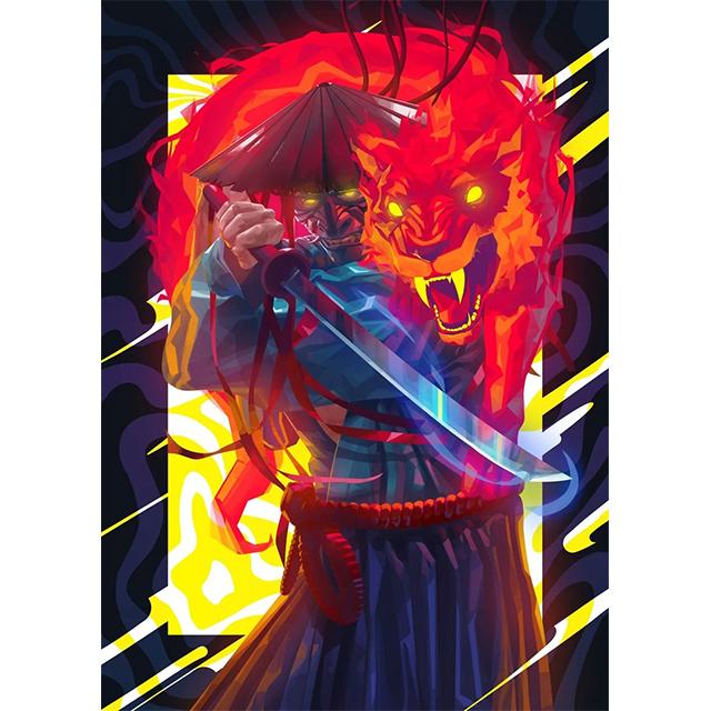 Fantasy Dragon Phoenix Wolf White Tiger Prints Poster Canvas Painting Modern Wall Art Picture For Living Room Bedroom Home Decor