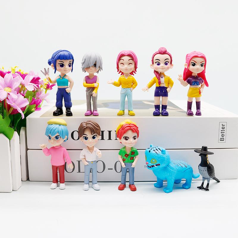 KPop Demon Hunters Blind Box HUNTRIX SAJA BOYS RUMI MIRA ZOEY Derpy Tiger Action Figure Model Doll Toy Mystery Decor Gift