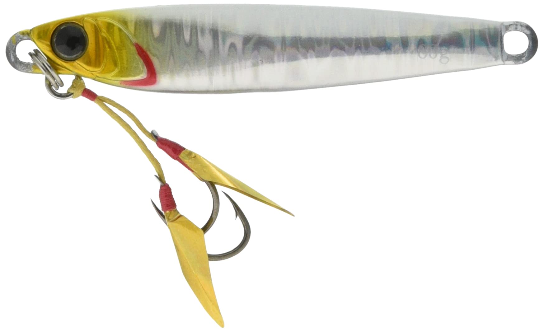 

JACKALL Metal Jig Raspatine TG 76mm 80g Shirasu Wave Holo Lure Silver/Magma