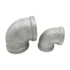 Galvanized Malleable Iron Lined Plastic 90° Elbow