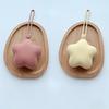 Food Grade Silicone Silicone Storage Box Star Shape Hanging Bag Stroller Storage Bag Portable Soother Container Box