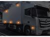 DXZ Ultra-thin 20 LED Truck Side Marker Strobe Lights, DC12-24V Warning Signal Flashing Lights
