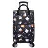 Stylish Insulated Foldable Shopping Cart with Universal Wheels