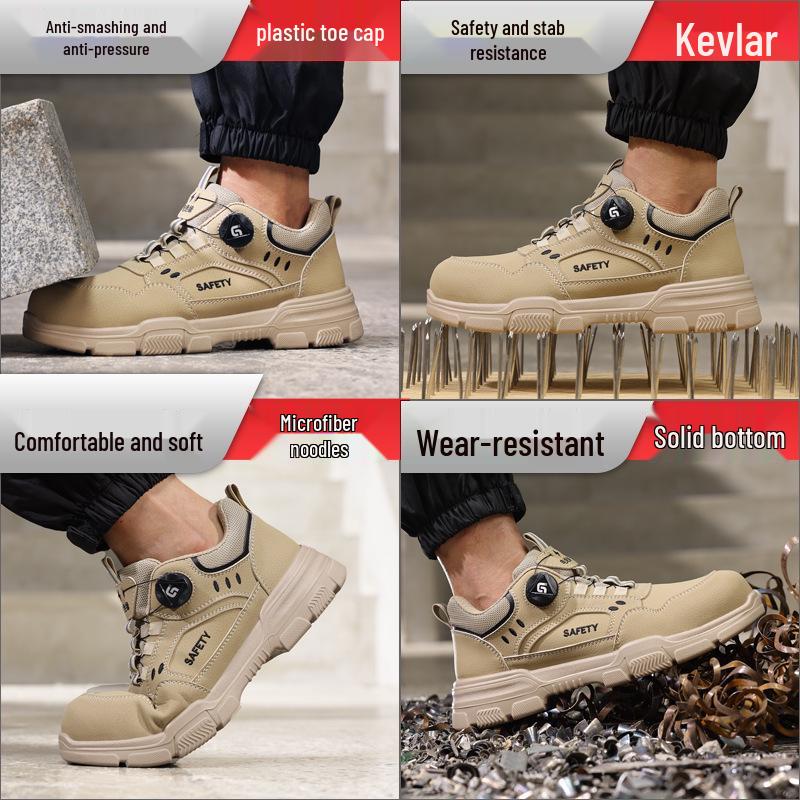 Men's 10KV Insulated Winter Safety Shoes: Anti-Smash, Anti-Puncture, Wear-Resistant, Comfortable for Long Standing