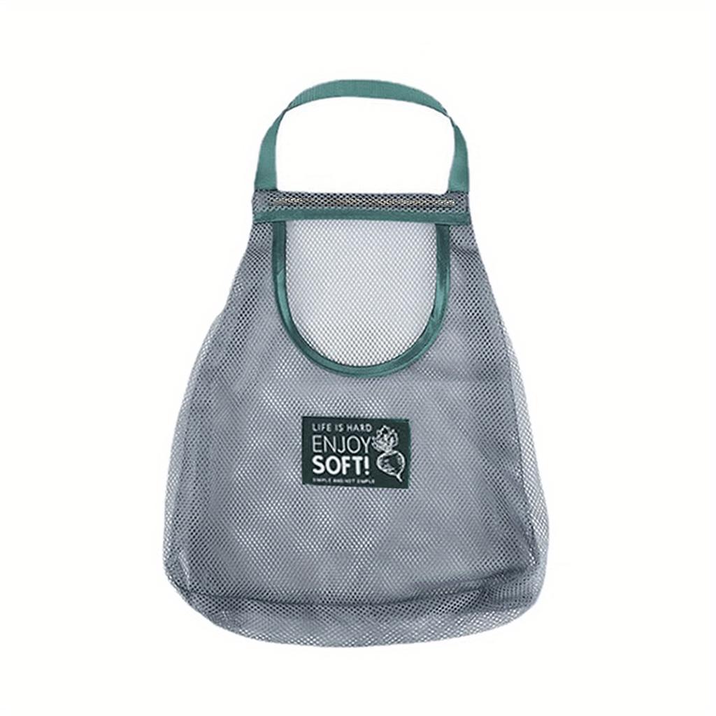 Durable & Strong Hanging Mesh Storage Bags - Perfect for Storing Garlic, Potatoes, and Onions!