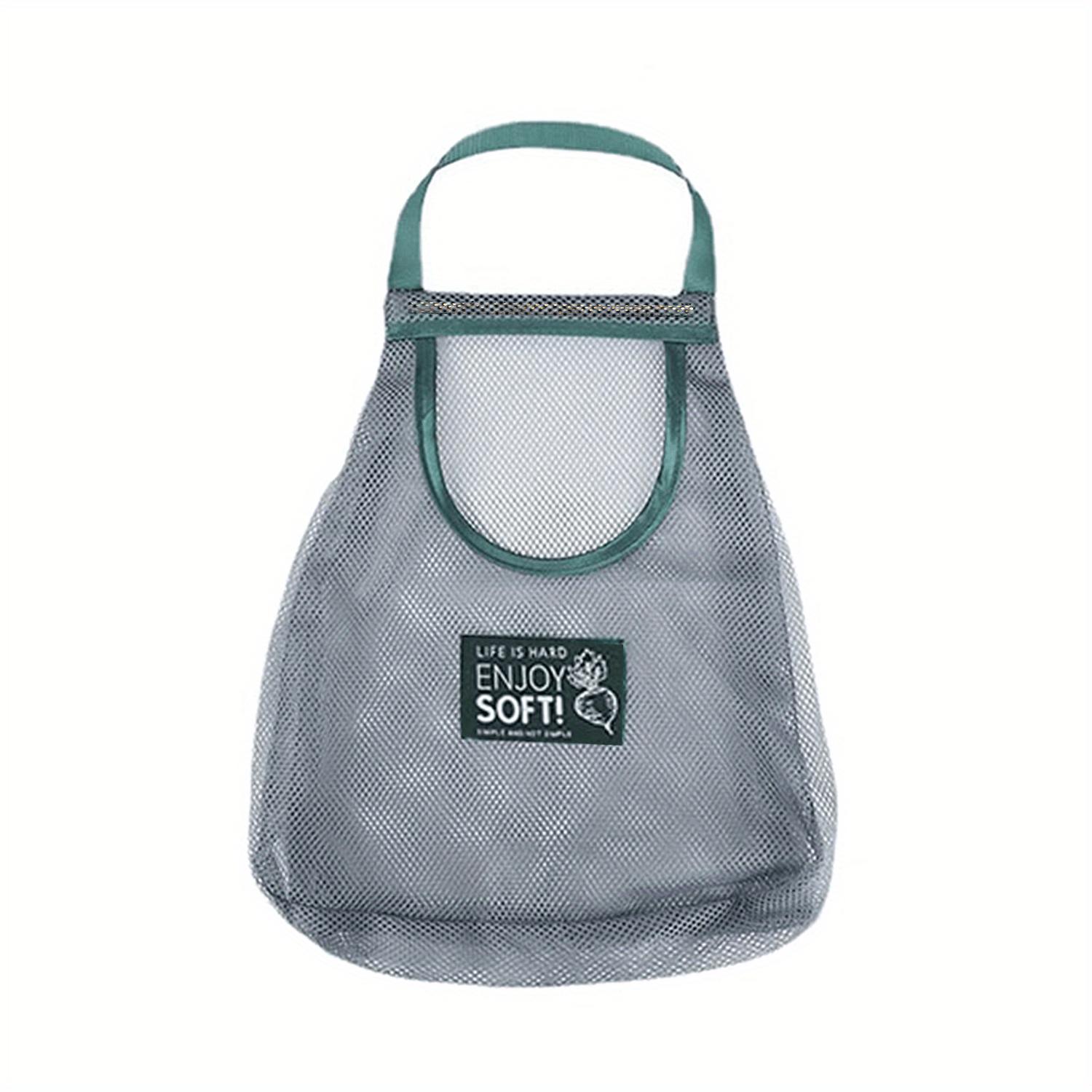 

Storage Hanging Bag Fruit and Vegetable Mesh Bag Household Hollow Breathable Storage Bag Kitchen Wall-mounted Door Storage Bag