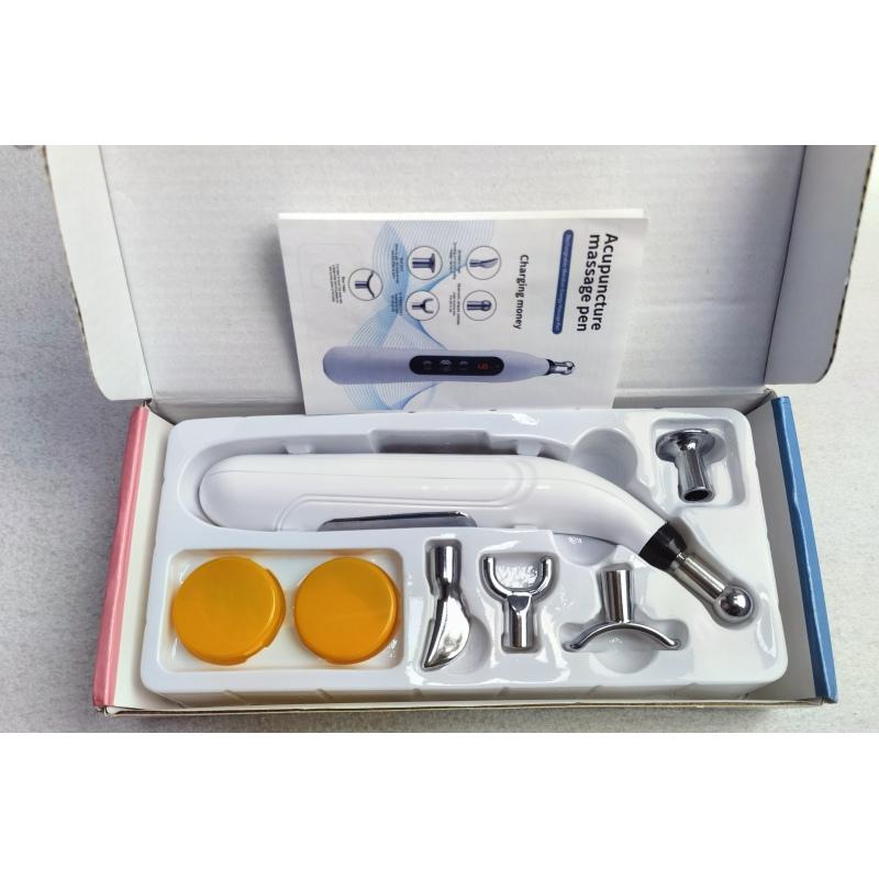 Elektronické akupunkturní pero, úleva od bolesti, masážní bod, meridiánová energie, akupunktura, plastový materiál bez baterie