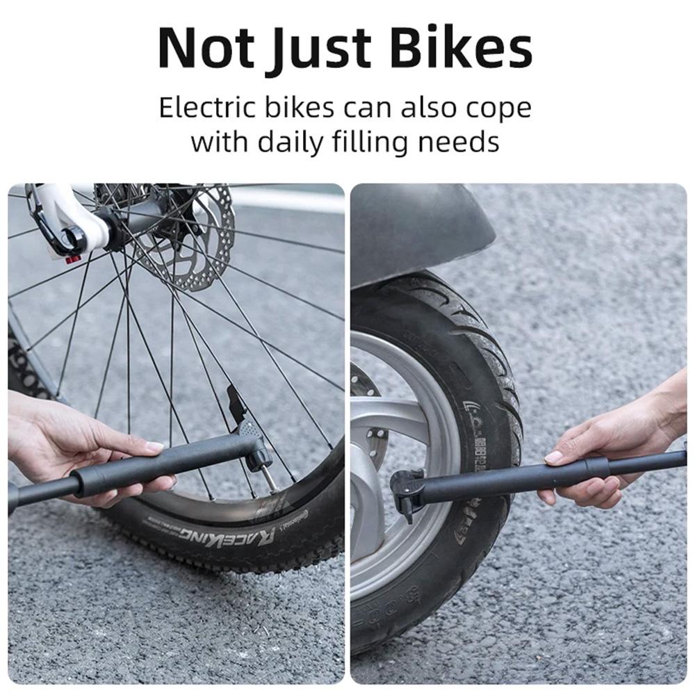 Manual Bicycle Pump - Black