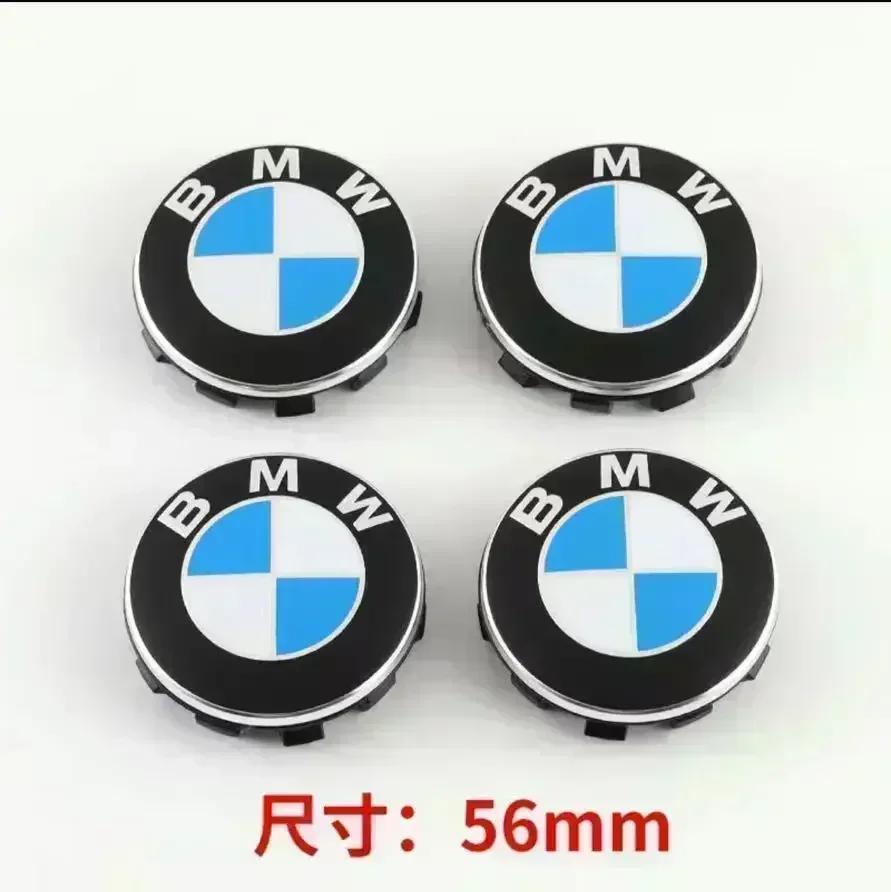2025 Hot 4Pc 56mm 68mm BMW Emblem For BMW Wheel Hub Caps For BMW 3 Series 5 Series E60 E90 F10 F30 E46 E39 X5 E53 E70 E38 Z4 Acc
