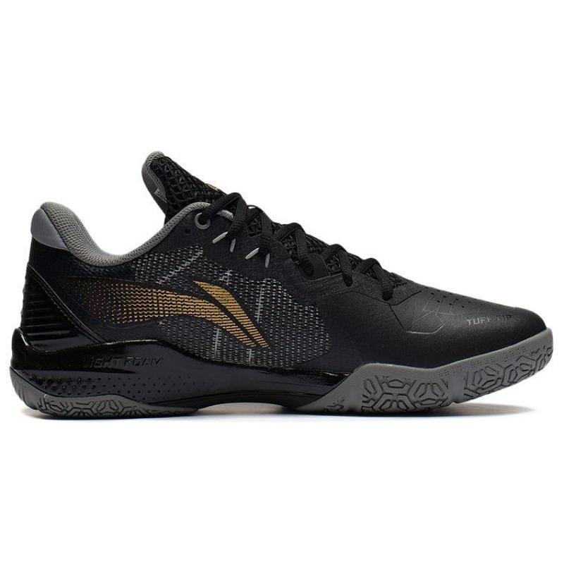Li-Ning Thunder CL Unisex Low Top Badminton Shoes Black AYAS034-1