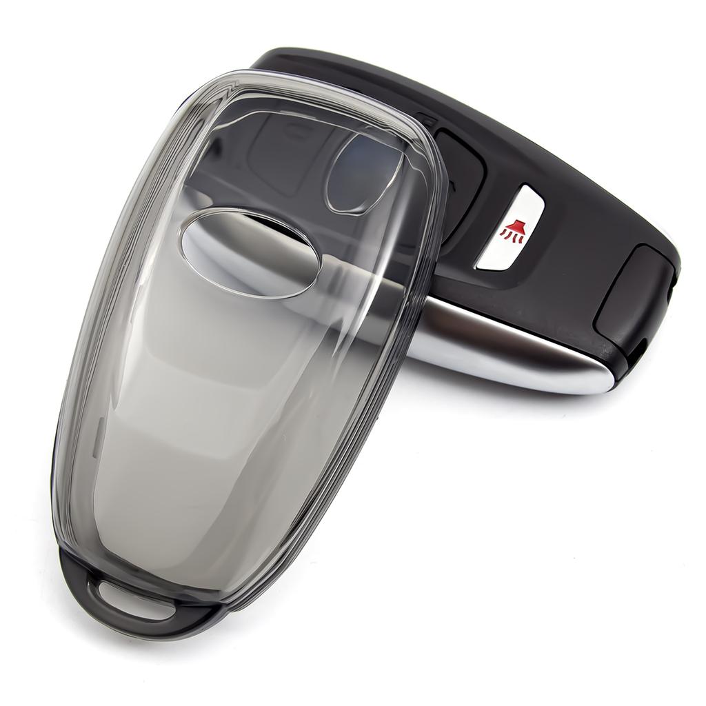Transparent Black Tpu Car Smart Key Cover Case For Subaru Impreza Forester Xv Outback Crosstrek Legacy Brz Wrx Crystalclearsmart