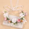 Comfortable Floral Hair Band With Adjustable Fit Natural Style Headpiece For Teens Adults Women Lightweight Design