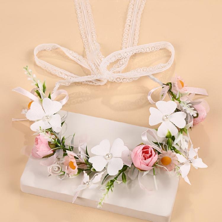 Comfortable Floral Hair Band With Adjustable Fit Natural Style Headpiece For Teens Adults Women Lightweight Design