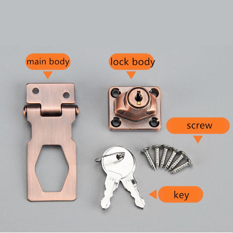 Stanzfrei mit Schloss, Schubladenschlösser, Briefkasten-Schließfach, Doppeltür-Schrankschloss, Büroschrank-Sicherheitskombinationsschloss