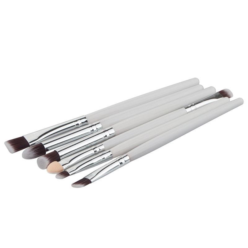 6PCS Eye Makeup Cosmetics Brushes Set Pro Eyeliner Eyeshadow Eyebrow Lip Make Up Brushes