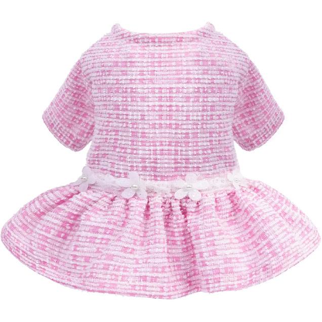 CuteBone Dog Pink Dresses Puppy Girl Skirt Pet Winter Clothes Doggy Dress Cat Outfits Apparel LTD02M Medium