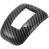 ABS Gear Shift Knob Button Cover for Mitsubishi Outlander 2022 2023 2024 Carbon Fiber Black