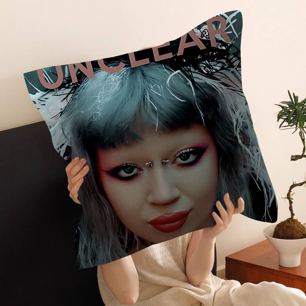Singer J-Jazmin B-Bean Album Cushion Cover Pillow Cover Decor Pillowcase Printed Cushion Case For Couch 12x12Inch