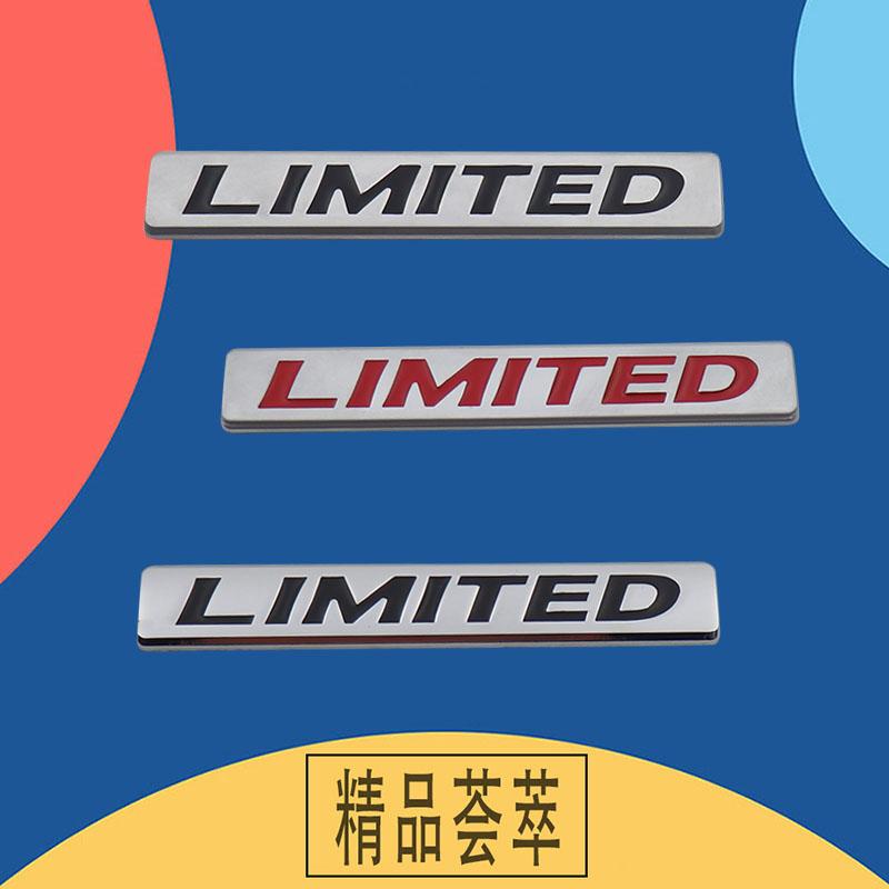 Metal 3D Limited Edition Sticker Auto Car Body Emblem Badge Sticker JDM Decal Door Bumper Trunk Chrome Emblem Car Styling Sticker