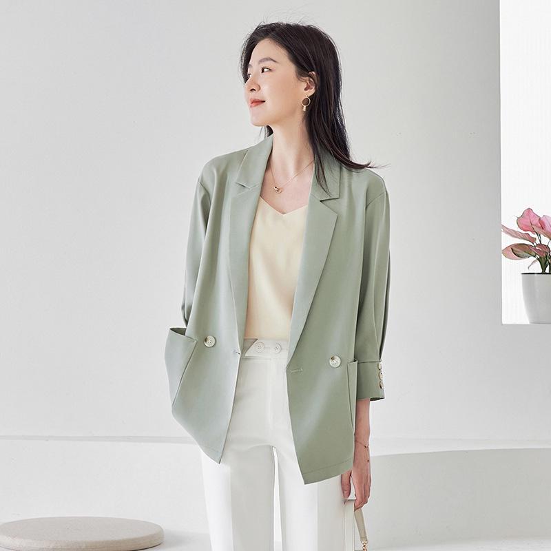 

Женский высококачественный летний блейзер свободного кроя в уличном стиле с защитой от солнца L - Recommended for 110-120 lbs мятный зеленый