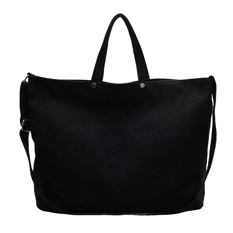 Large-capacity Tote Bag Casual Versatile Canvas Bag Trendy Texture Tote Bag Class Commuter Large Bag Women's Bag