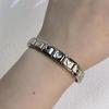 Neue Mode Damen Mann Italienischer Charm Herz Blume Schmetterling Kreuz Delfine Edelstahl Elastisches Armband Gliederarmreif