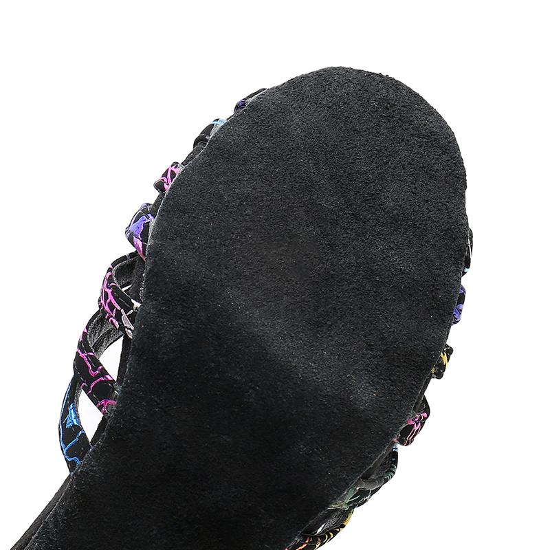 High Heel 7.5CM Multicolor Latin Dance Shoes Women's Salsa  Ballroom Dancing Shoes Indoor
