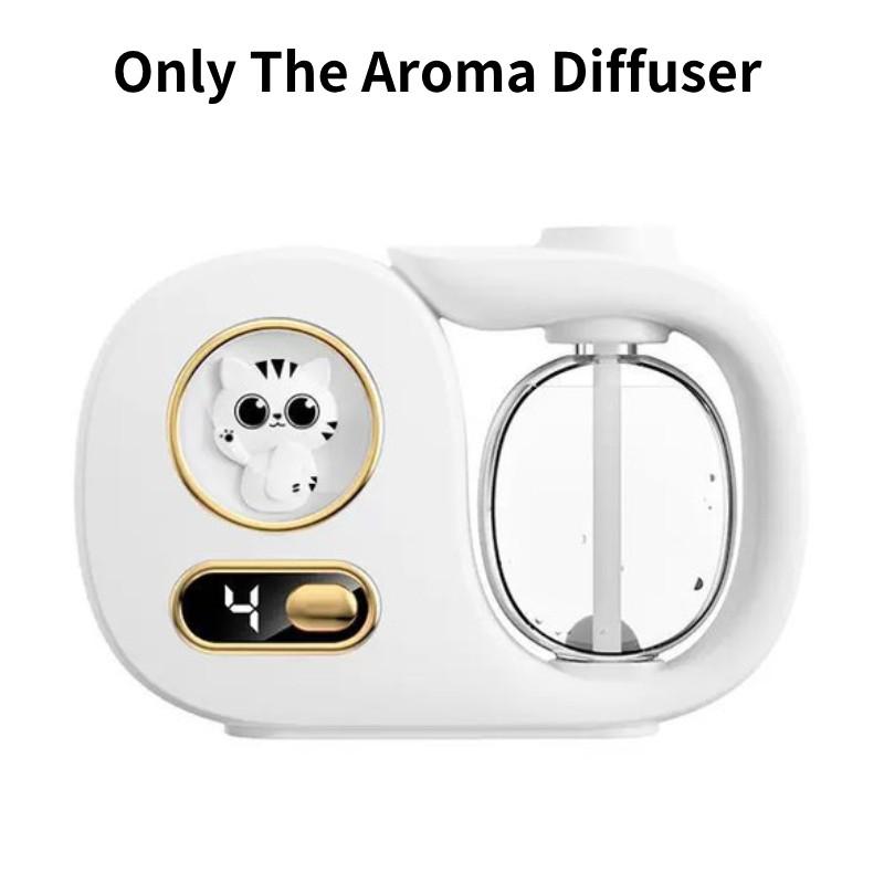 Animal Theme Aromatherapy Diffuser With Rechargeable Waterless Smart Oil For Home Use
