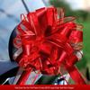 Large Red Wedding Car Pull Bow Decoration with Ribbon