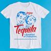 Enjoy Tequila The Breakfast Of Champions Joke Classic Retro Film Gamer Meme Movie Music Cool Gift Tee T Shirt K1213