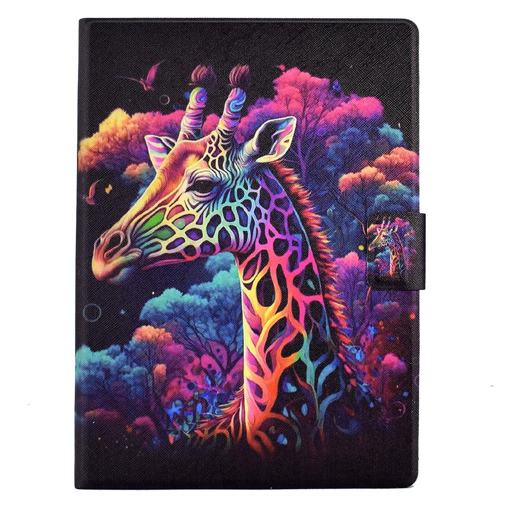 For iPad Pro 11 (2024) Case Pattern Leather Tablet Protective Cover Auto Sleep/Wake