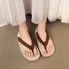 Fashion Women's Slippers Summer New Beach Clip Toe Flip-flops Women Flat Comfort Casual Shoes Soft Sole Platform Slippers Zapatos Mujer